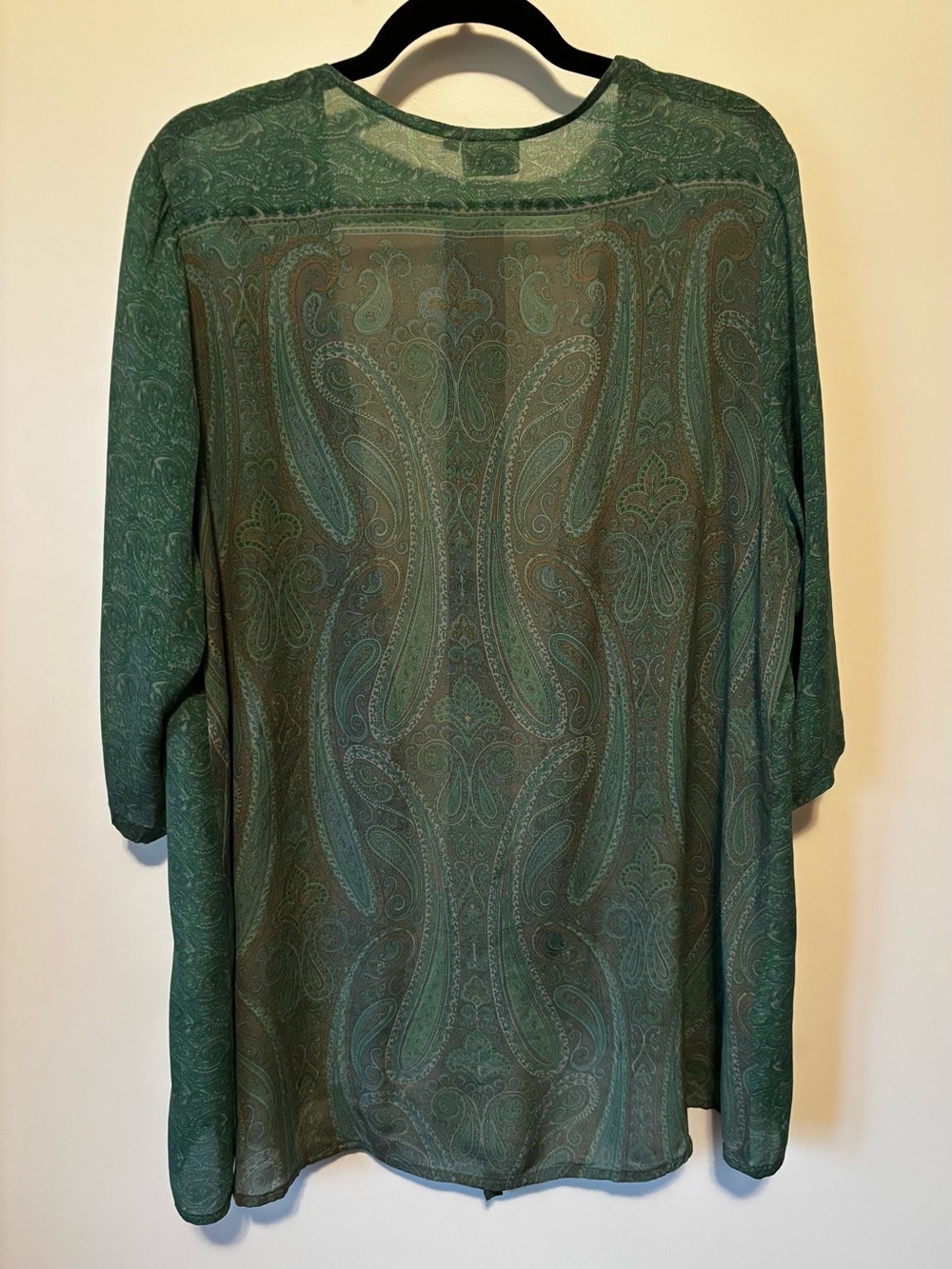 Alchemy Fashions Upcycled Sari Robe - Picture 2 of 5